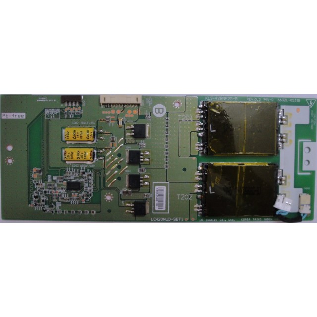 PLACA INVERSORA LG 42LH70YD 6632L-0552A 6632L-0553A 6632L-0531B Placa inversora LG www.soplacas.tv.br